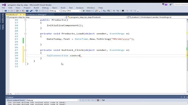 c# tutorial for beginners - insert button into database смотреть онлайн
