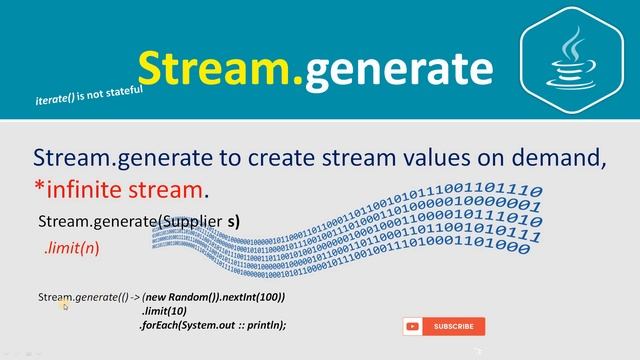 java 8 stream stream api | generate infinite stream | generate | iterate | limit |takewhile|okayjav смотреть онлайн