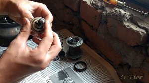 Сборка задней (червячной) втулки китайского велосипеда