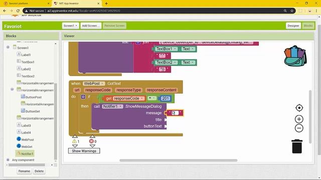 Android App Inventor & @FAVORIOT REST API смотреть онлайн