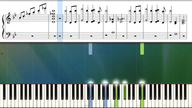 Albéniz - Asturias (easy piano tutorial slow) смотреть онлайн