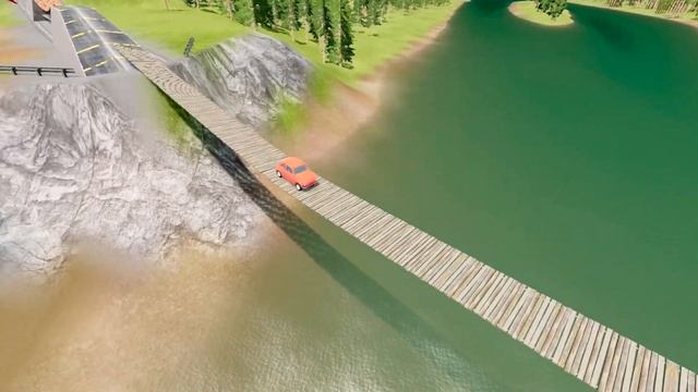 Funny Cars vs Slide Colors with Portal Trap - Giant Wheel Small Car Rescue | BeamNG Drive смотреть онлайн