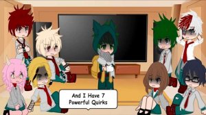 Mha reacts to Deku as Different AUs | Mha reacts to Forgotten Deku AU | Mha/Bnha reacts? | Mha/Bnha