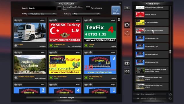 ETS2 1.36 BETA - Big Map Combo incl RoEx, YKSRSK, Rusmap, Great Steppe, ROS, Swedish Islands, PJ ++ смотреть онлайн