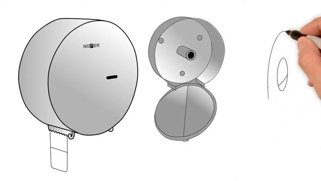 Диспенсер туалетной бумаги Nofer 05046