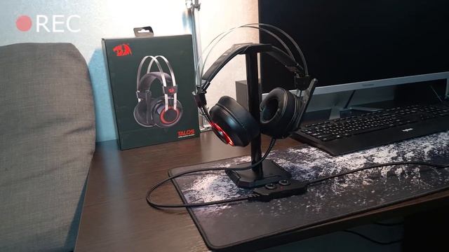 Наушники с микрофоном Redragon Talos смотреть онлайн