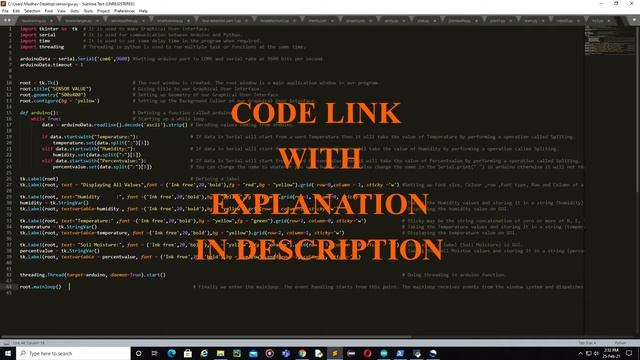 LIVE SENSOR DATA UPDATES ON GRAPHICAL USER INTERFACE USING ARDUINO AND PYTHON смотреть онлайн