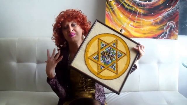 Вышивка крестиком Звезда Давида. Картина подарок от бабушки смотреть онлайн