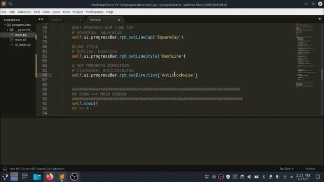#2 Round Progress Bar | Python [Pyqt, Pyside, QtDesigner] PysideExtn [Modern GUI | Flat UI | ] Part смотреть онлайн