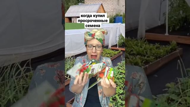 ?когда купил просроченные семена по акции ?БОЛЬ #огород #семена #рассада #дача #огородник #боль смотреть онлайн
