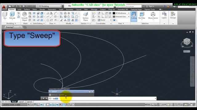AutoCAD - 3D Fan Blade design смотреть онлайн