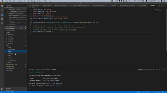 React Hooks Tutorial | Build Yelp in React #09 | create search results component & add react-router смотреть онлайн