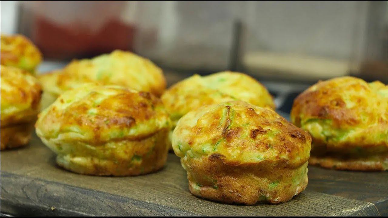 Воздушные маффины из кабачка. Фавориты этого сезона смотреть онлайн