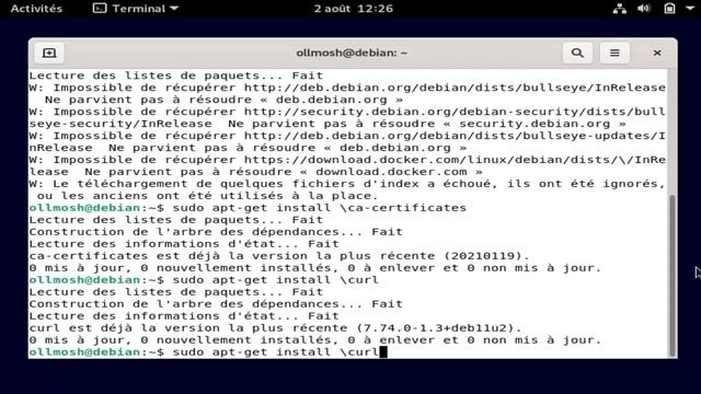 Configurer référentiel Docker sous Debian part1 #Docker смотреть онлайн