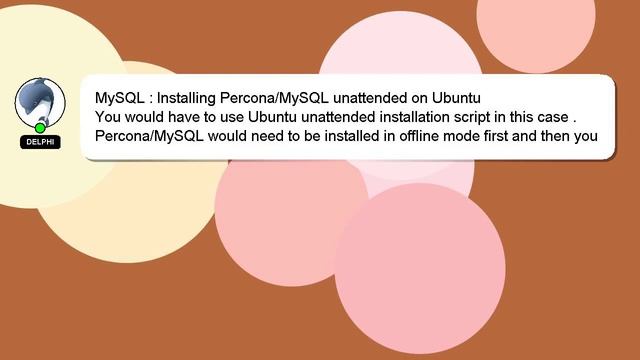 MySQL : Installing Percona/MySQL unattended on Ubuntu смотреть онлайн
