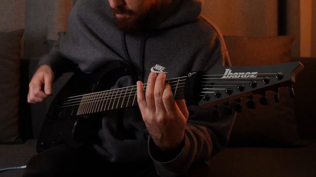 drop tuning riffs on modded Ibanez RGIXL7 evertune lundgren M7 смотреть онлайн