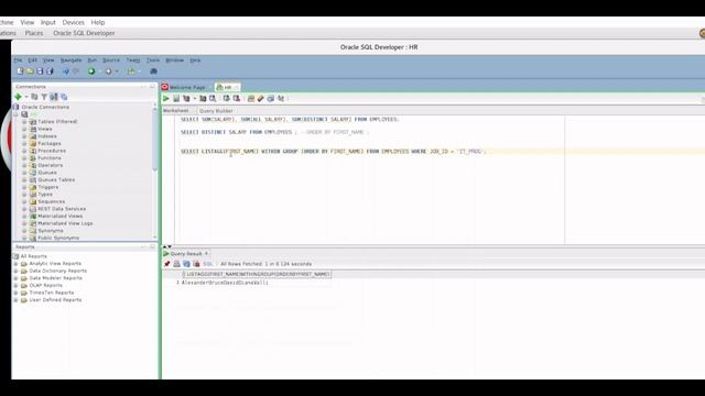 15 LISTAGG - Group Function - Oracle SQL смотреть онлайн