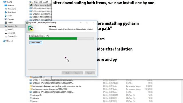 Python development setup and configure pycharm смотреть онлайн
