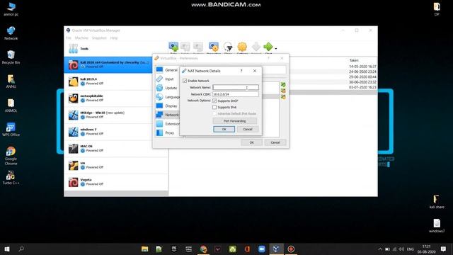How to connect kali linux to internet without wifi adapter using nat-network|| virtual box| смотреть онлайн
