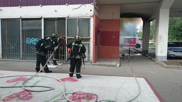 Пожар в Зеленограде