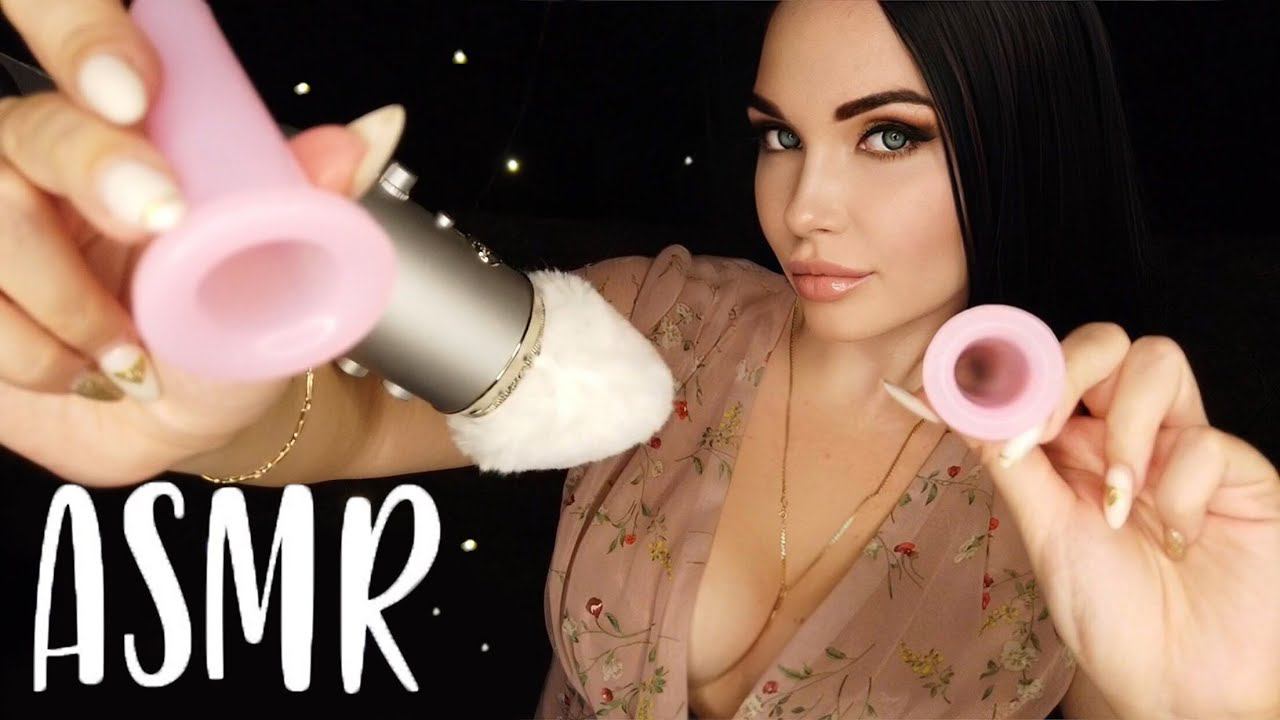 АСМР Вакуумный Массаж Твоего Чудесного Личика Массаж в Перчатках Facial Massage ASMR