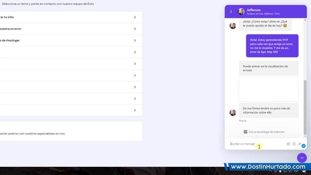 Cómo Contactar al Soporte Técnico Humano de Hostinger + Solución Error HTTP 500 смотреть онлайн