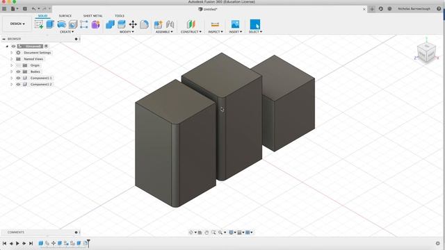 Fusion 360 - Copy, Paste and Clone Objects смотреть онлайн
