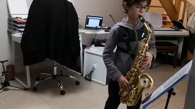 Second Waltz 2 Shostakovich cover Sax Jad Hassoune 10 ans смотреть онлайн
