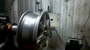 Правка литых дисков.