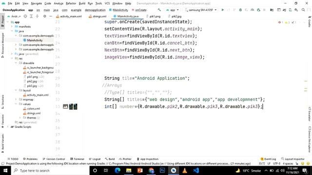 Arrays in Java Android App| Android App Development course for beginners |tutorial#7|in Urdu смотреть онлайн