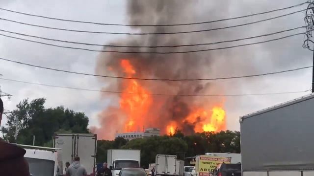 Подмосковье. Пожар 11.07.2019 смотреть онлайн