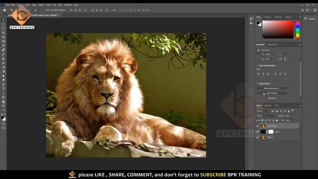 Adobe photoshop 2021 new features | photoshop 2021 refine hair in telugu || Bpr training смотреть онлайн
