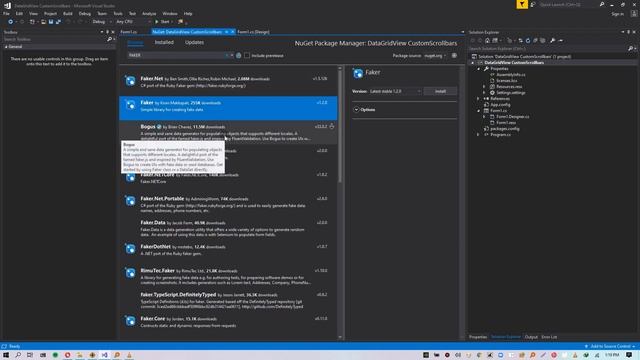 C# Tutorial ~ Add Beautiful Custom Scrollbars to DataGridView - Bunifu Framework смотреть онлайн