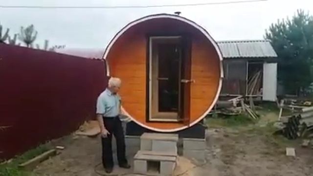 Обзор бани бочки. Отзыв клиента. Бани бочки в Белгороде. Бани от bochky! смотреть онлайн