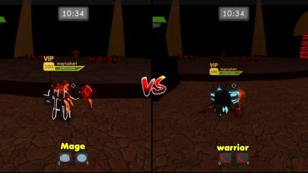 New Best Glorious Mage VS New Best Glorious Warrior! Best Gear! - Dungeon Quest Roblox