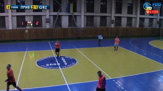 Приват-Днепр — Grizzly. Чемпионат г.Днепра по футзалу. Зима 2017/18 смотреть онлайн