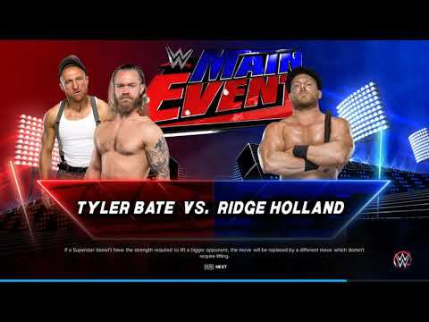 WWE2K23 Tyler Bate vs Ridge Holland смотреть онлайн