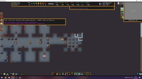 Dwarf Fortress steam-версия первый взгляд