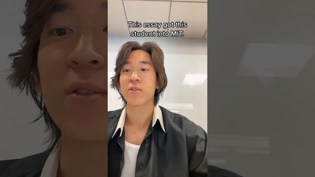 this essay got this student into MIT! смотреть онлайн