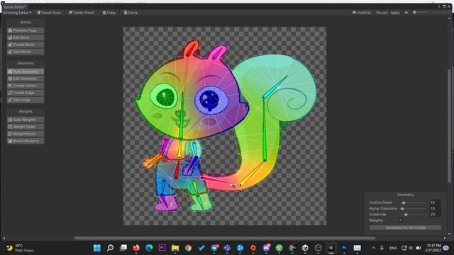 Draw 2D Character in Photoshop for Unity Rigging and Animation смотреть онлайн