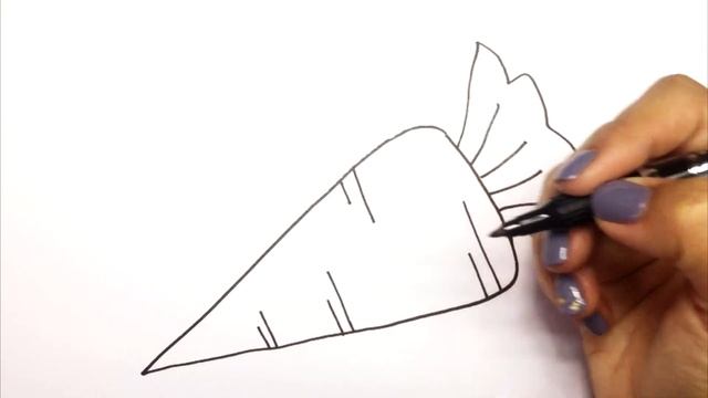 Сурет салу Сәбіз \ Сабиз \ Как нарисовать Морковь \ how to draw a carrot смотреть онлайн