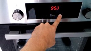 Как настроить и выставить время на духовке Hansa за 85 секунд ☑