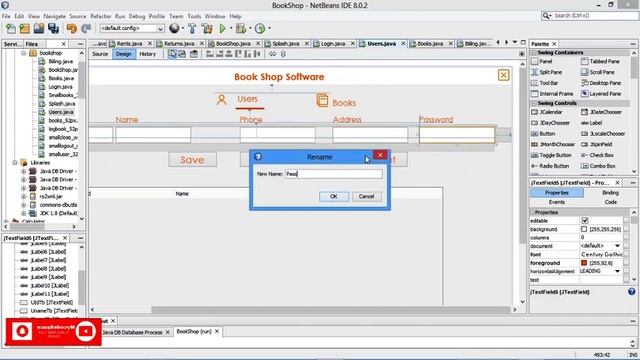 Java Project(Book Shop Management System) смотреть онлайн