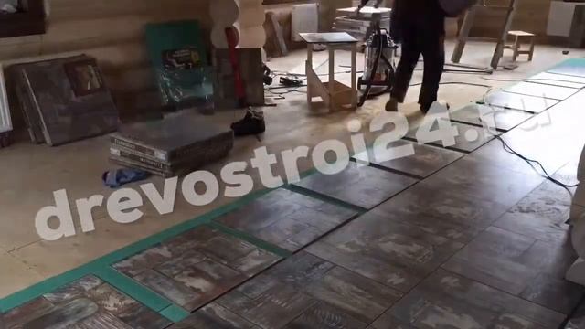 Укладка ламината в деревянном доме. смотреть онлайн