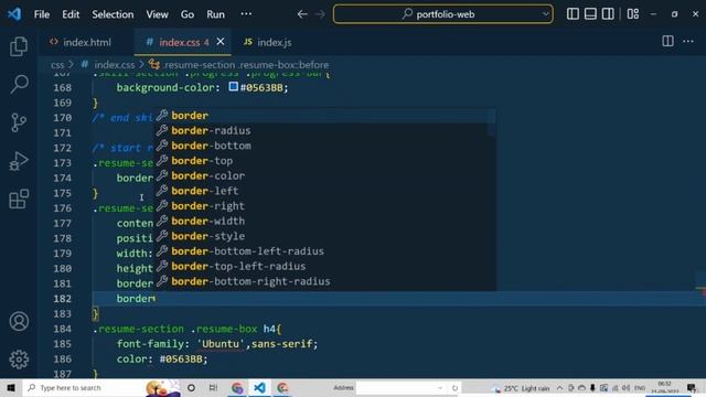 Part-9 Responsive Portfolio Development In Hindi HTML | CSS | Bootstrap @Justforcode смотреть онлайн