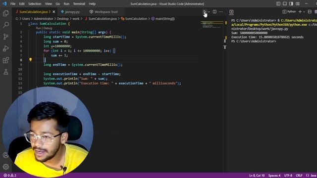 Java vs Python | live speed test смотреть онлайн