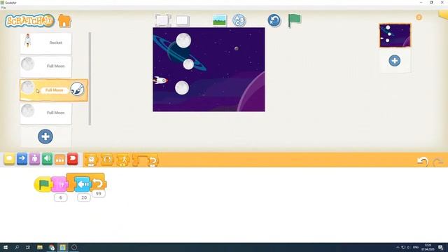Онлайн-урок #Scratсh_Junior. Полет астероида смотреть онлайн