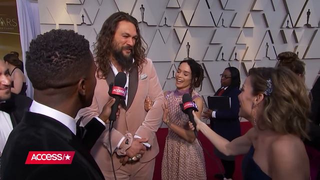Jason Momoa Brought A Scrunchie To The Oscars Because He's Ready To Party! | Access
