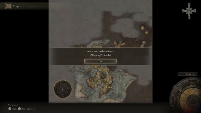 ELDEN RING Weeping Peninsula Map Location смотреть онлайн
