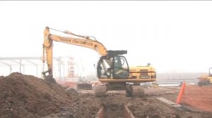 Быстрая смена ковша экскаватора JCB